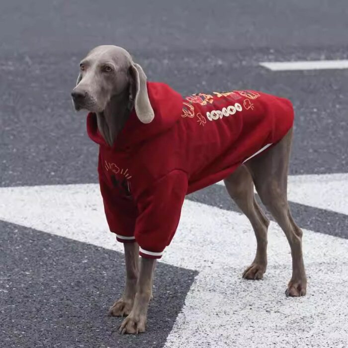 Product Name: Dog Winter Coat Red Warm Jacket for Large Dogs