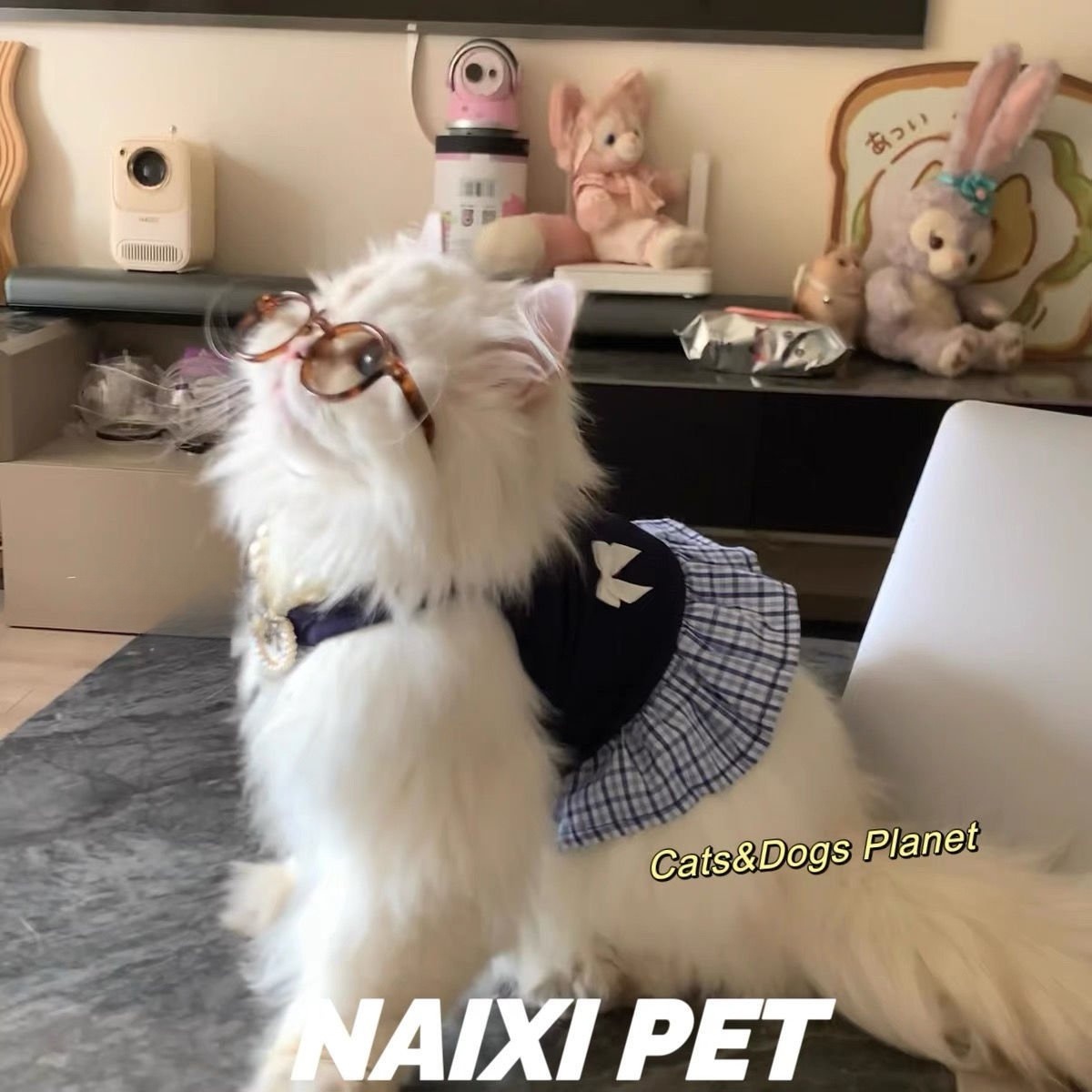 Cat Clothes Summer Bowtie Strap Dress for Small Pets...