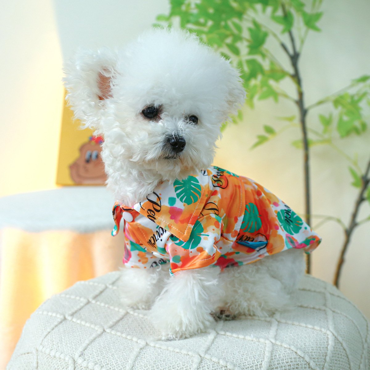 Product Name: Dog Cat Spring & Summer Floral Shirt for...
