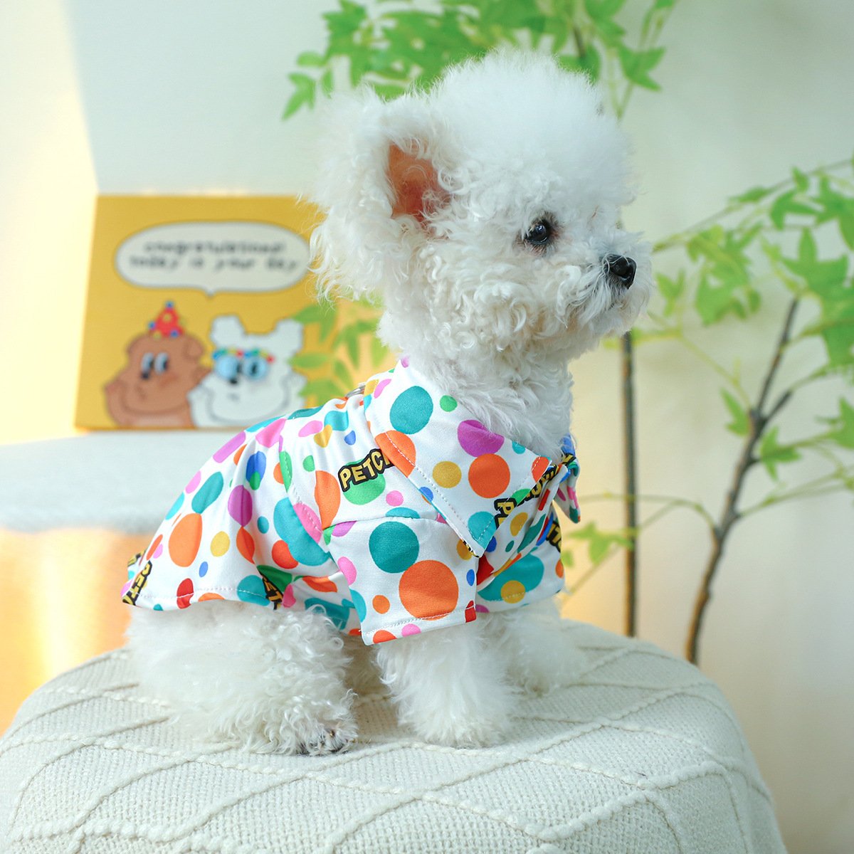 Product Name: Dog Cat Spring & Summer Floral Shirt for...