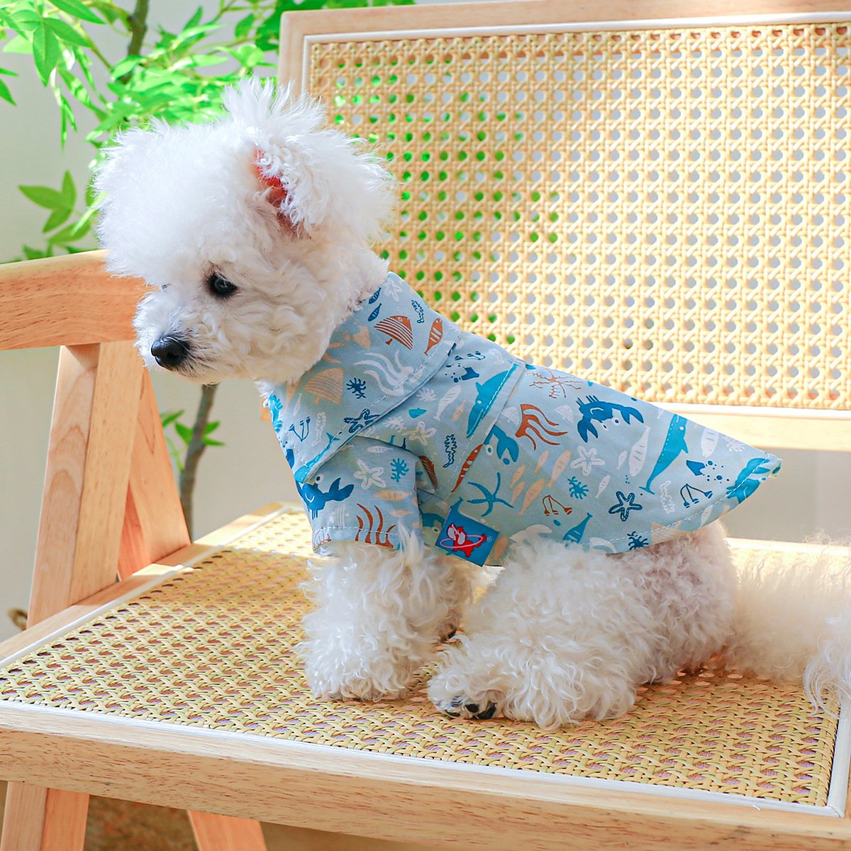 Product Name: Dog Cat Spring & Summer Floral Shirt for...