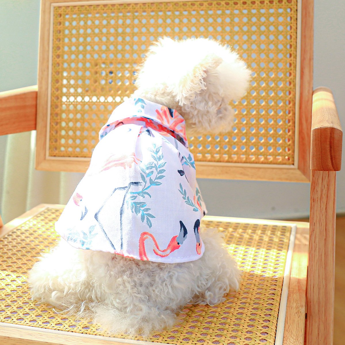 Product Name: Dog Cat Spring & Summer Floral Shirt for...