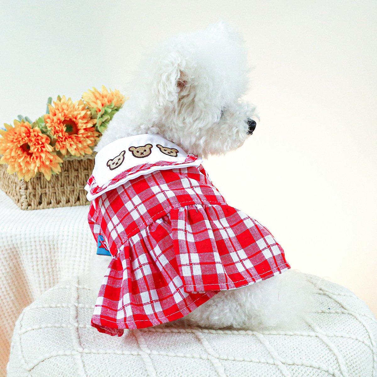 Product Name: Dog Cat Spring & Summer Floral Shirt for...