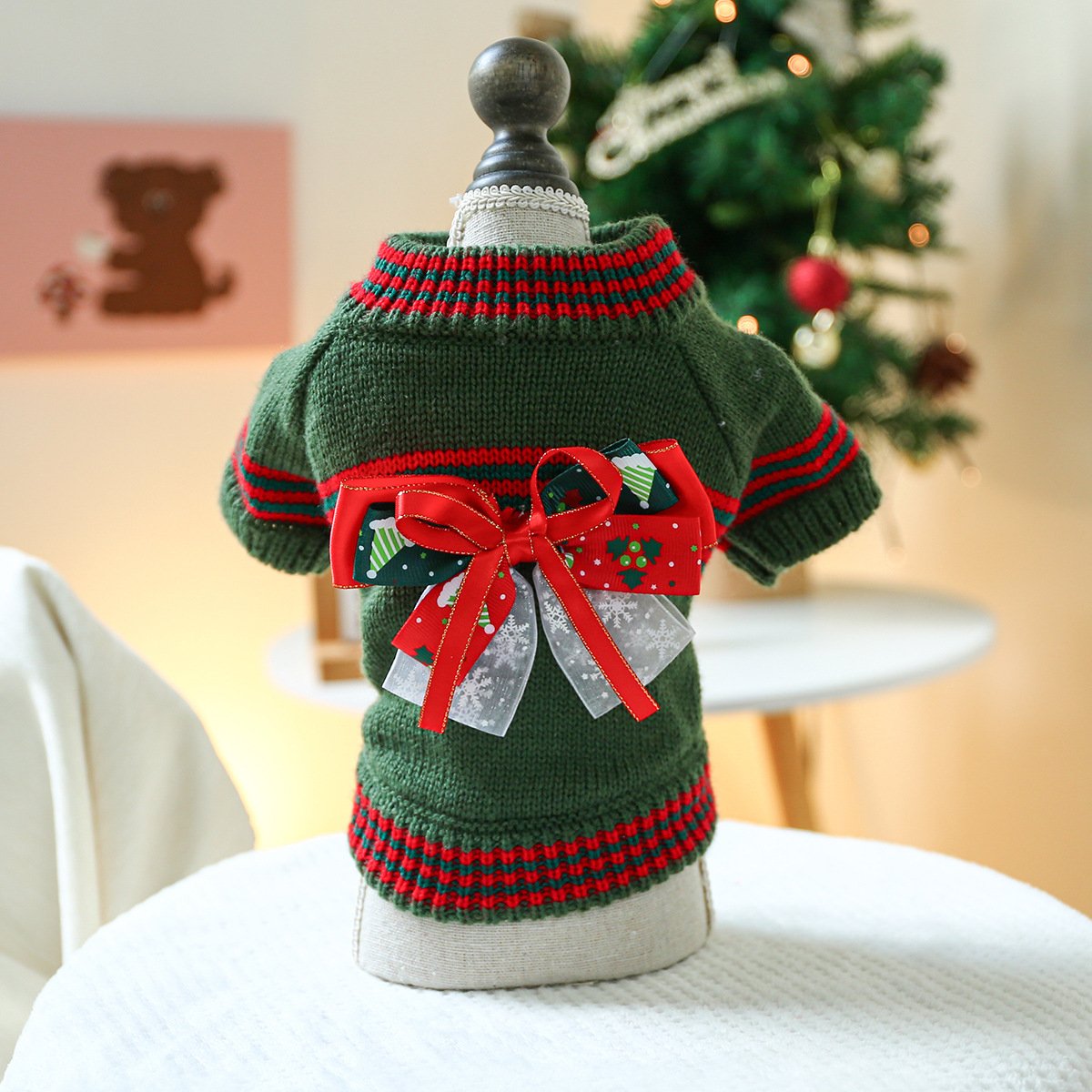 Pet Christmas Sweater for Cats and Dogs Fall & Winter