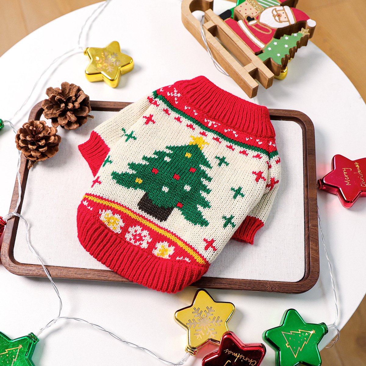 Pet Christmas Sweater for Cats and Dogs Fall & Winter