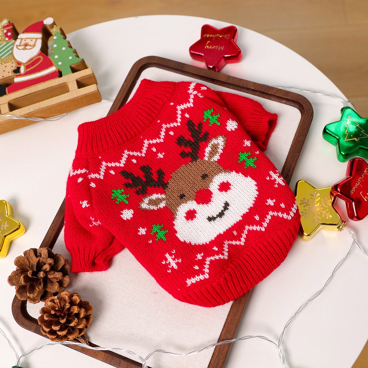 Pet Christmas Sweater for Cats and Dogs Fall & Winter