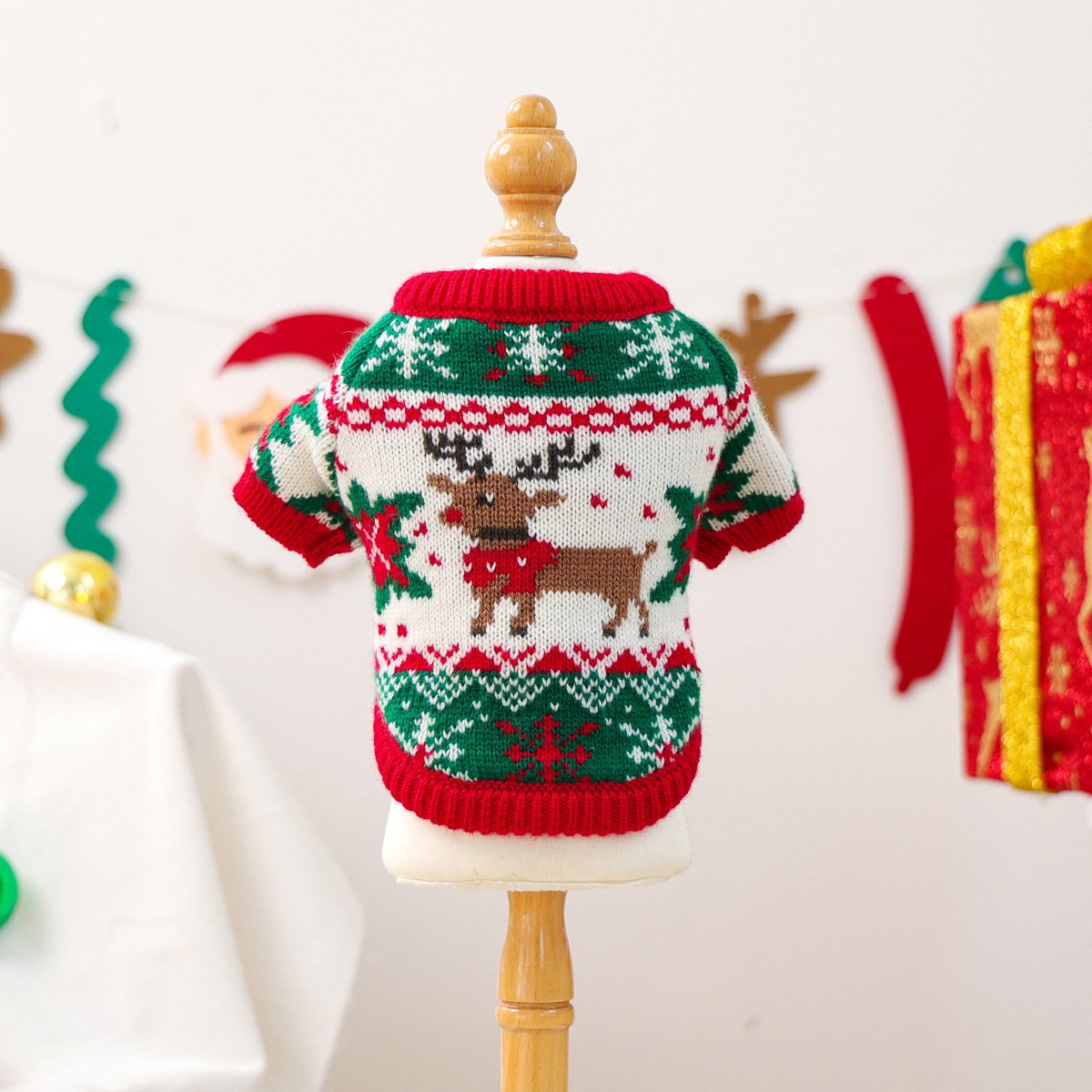Pet Christmas Sweater for Cats and Dogs Fall & Winter