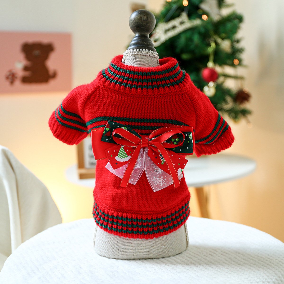 Pet Christmas Sweater for Cats and Dogs Fall & Winter