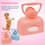 Leash-Clip Pet Poop Bag Dispenser, Heavy-Duty Waste Pickup Holder