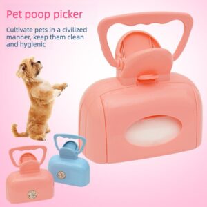Pet Poop Bag Holder Leash Clip Dispenser