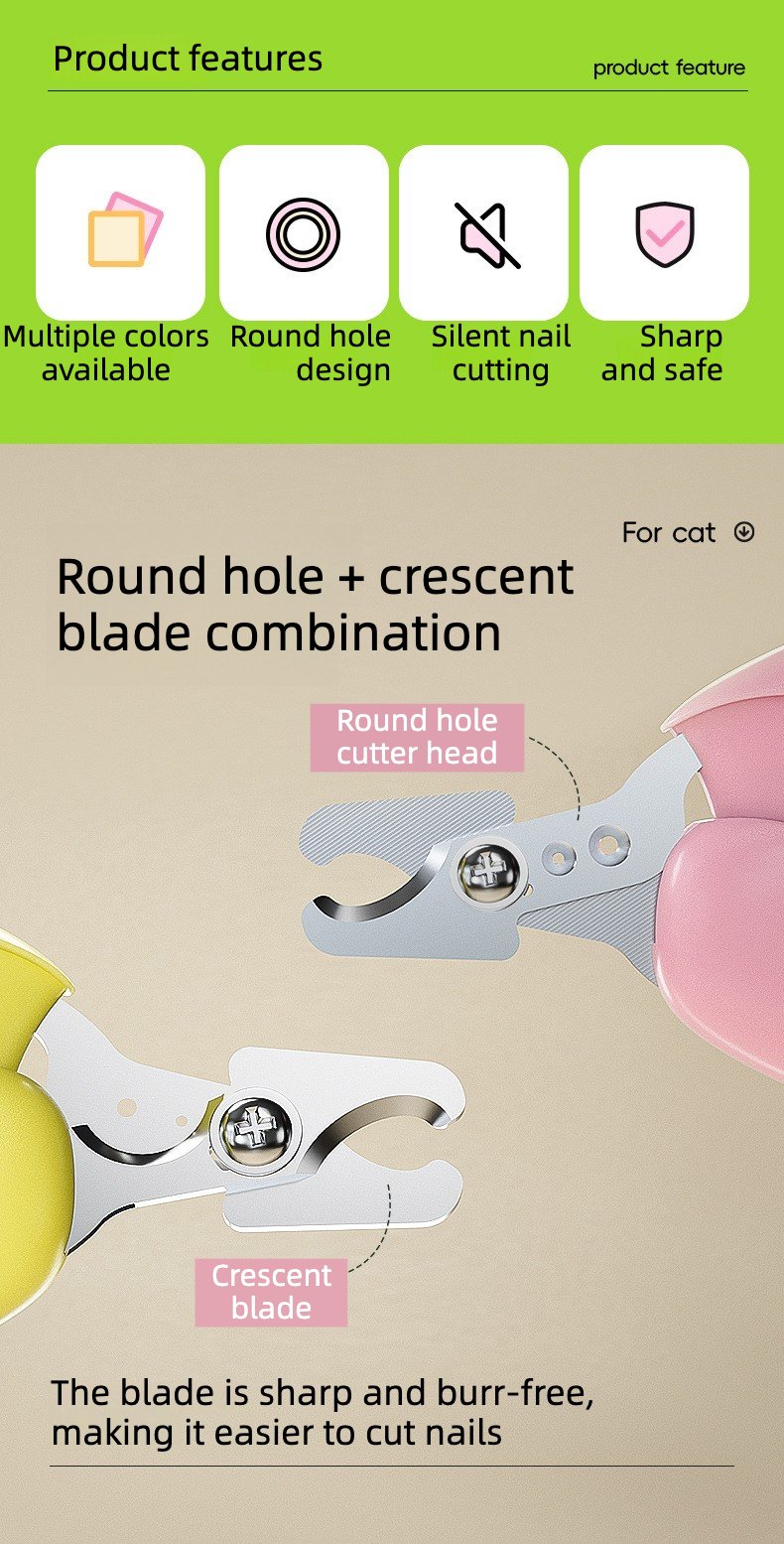 Product Name: Cat Nail Clipper with Balloon Grip for Pets