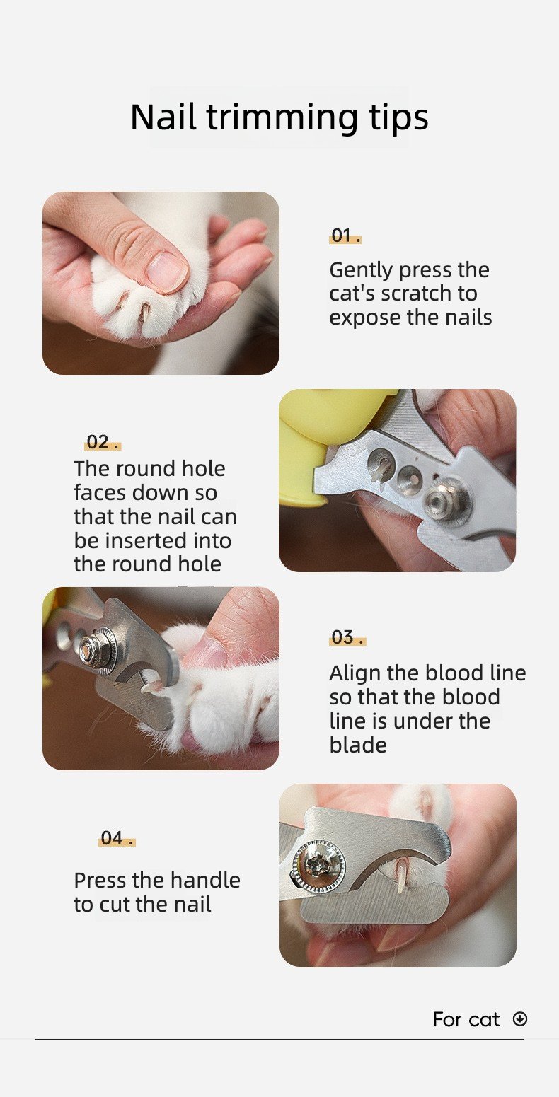 Product Name: Cat Nail Clipper with Balloon Grip for Pets