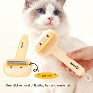 Cat Brush Pet Grooming Tool with Deodorizing Massage