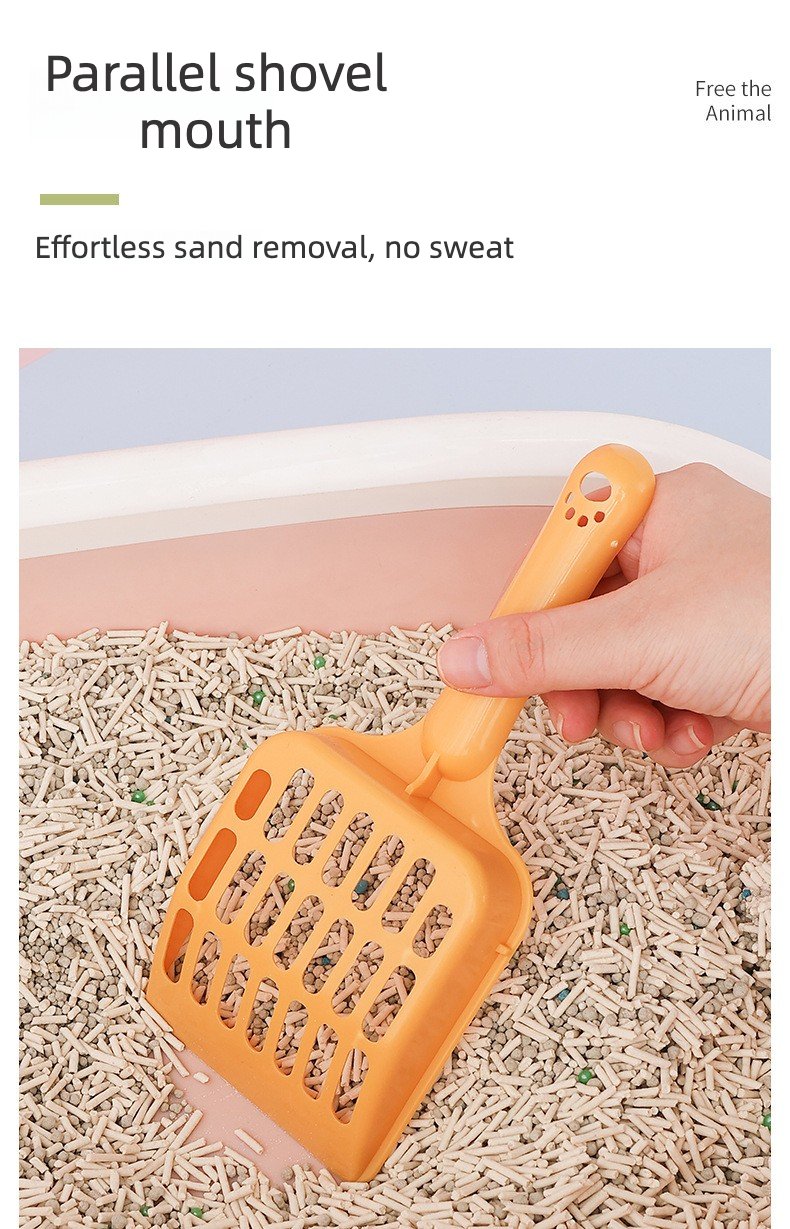 Product Name: Large Cat Litter Box with Hollow-Out Scoop...