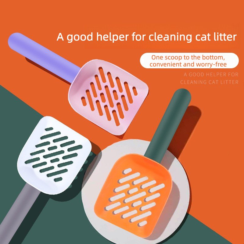 Large Two-Tone Fast-Sift Cat Litter Scoop, Cleaning Tool