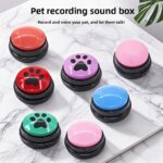 Dog Talking Buttons with Voice Recording, Interactive Training Toy