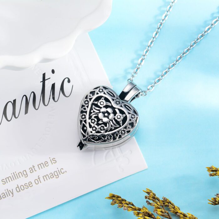 Amazon Best Seller Stainless Steel Heart-Shaped Pendant, Opens to Hold Memorial Keepsake for Loved Ones & Pets — "Always in My Heart