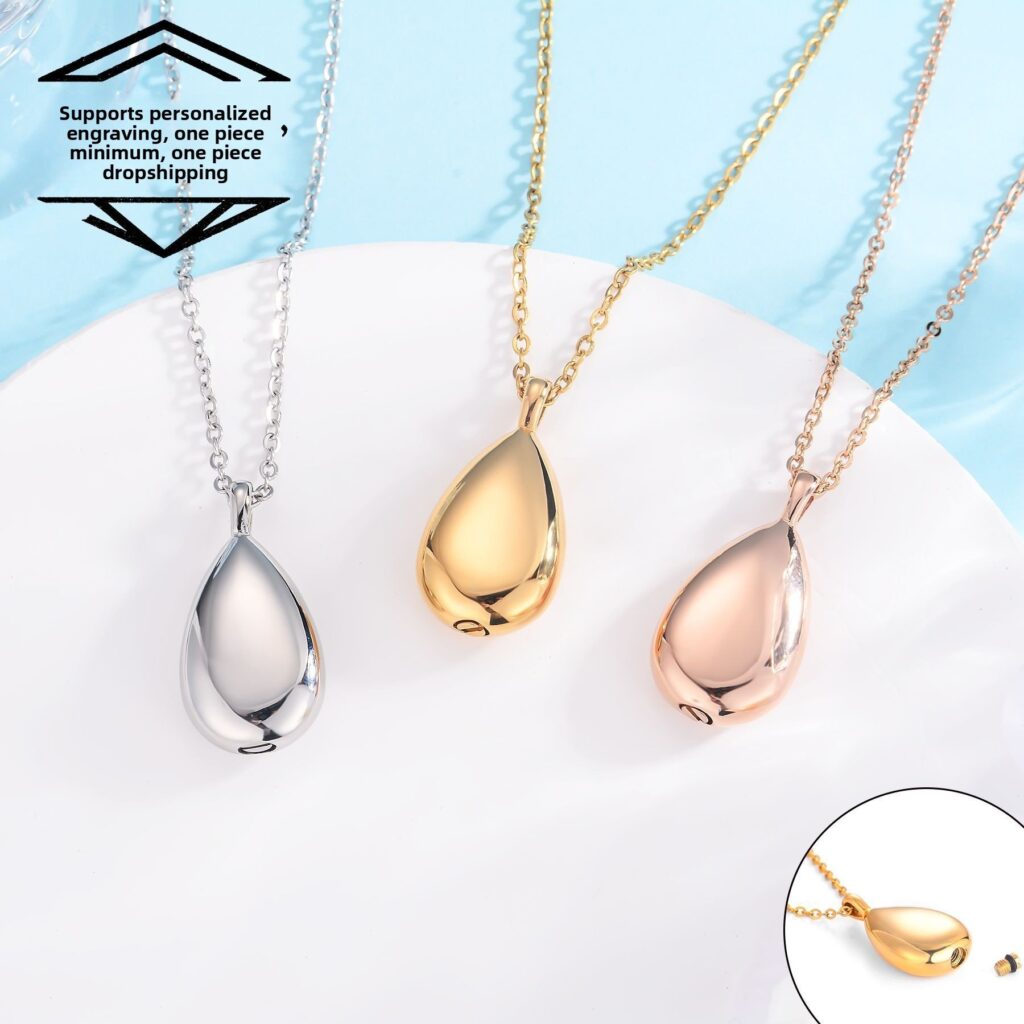 Product Name: Stainless Steel Pet Memorial Necklace -...