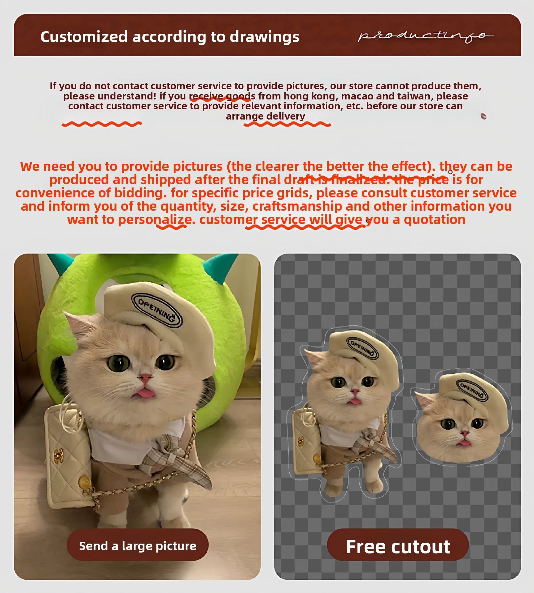 Product Name: Custom Pet Photo Fridge Magnet, Acrylic...