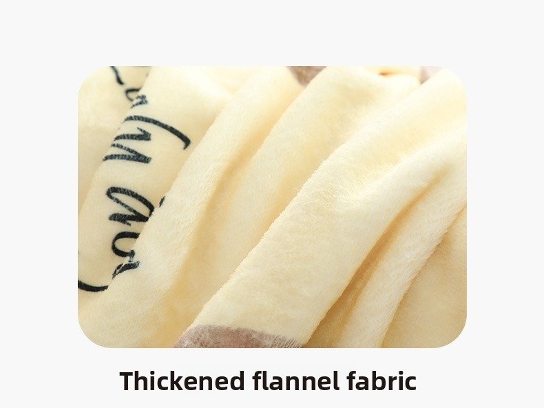Product Title: Cartoon Flannel Throw Blanket, Digital...