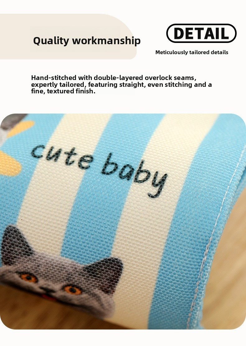 Product Title: Custom Cartoon Fabric Tissue Box Cover,...