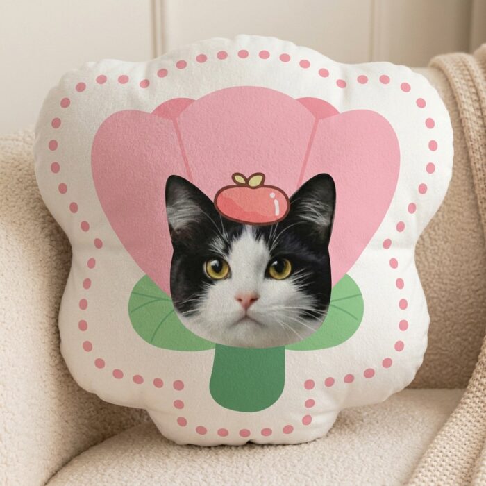 Product Name: Custom Pet Portrait Pillow, Double-Sided...