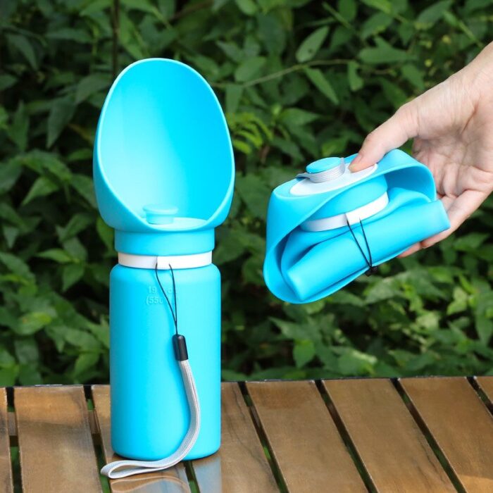 Pet Water Bottle: Portable Outdoor Dog Dispenser with...