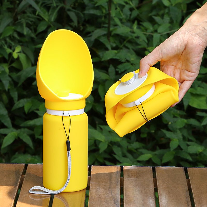 Pet Water Bottle: Portable Outdoor Dog Dispenser with...