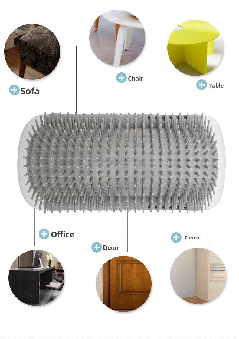 Pet Corner Scratcher for Cats and Dogs, Self-Play...