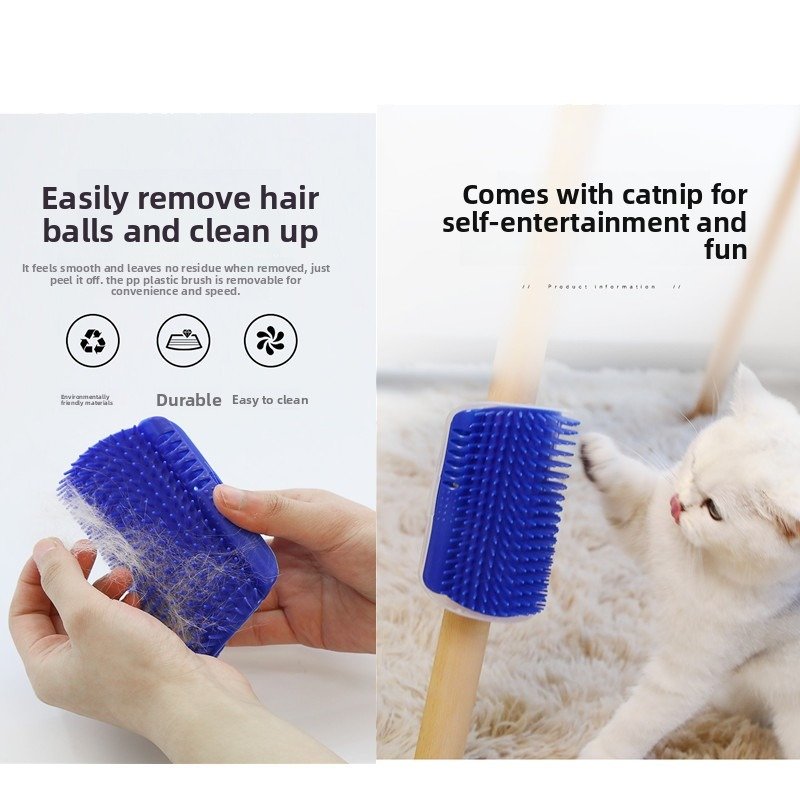 Pet Corner Scratcher for Cats and Dogs, Self-Play...