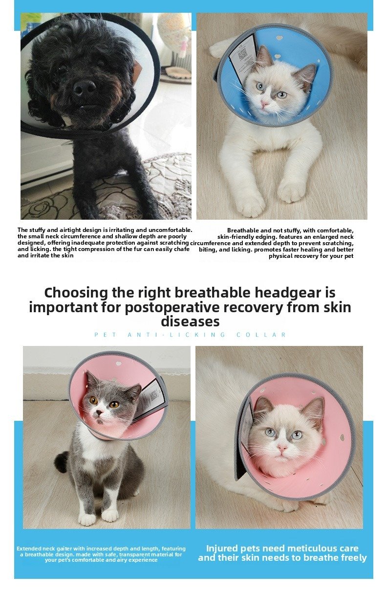 Product Name: Pet Recovery Collar for Dogs & Cats,...