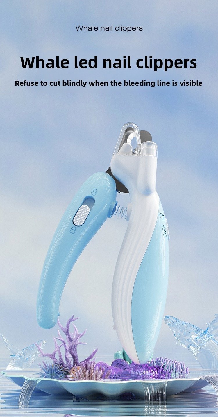 Pet Nail Clipper with LED Light for Dog and Cat