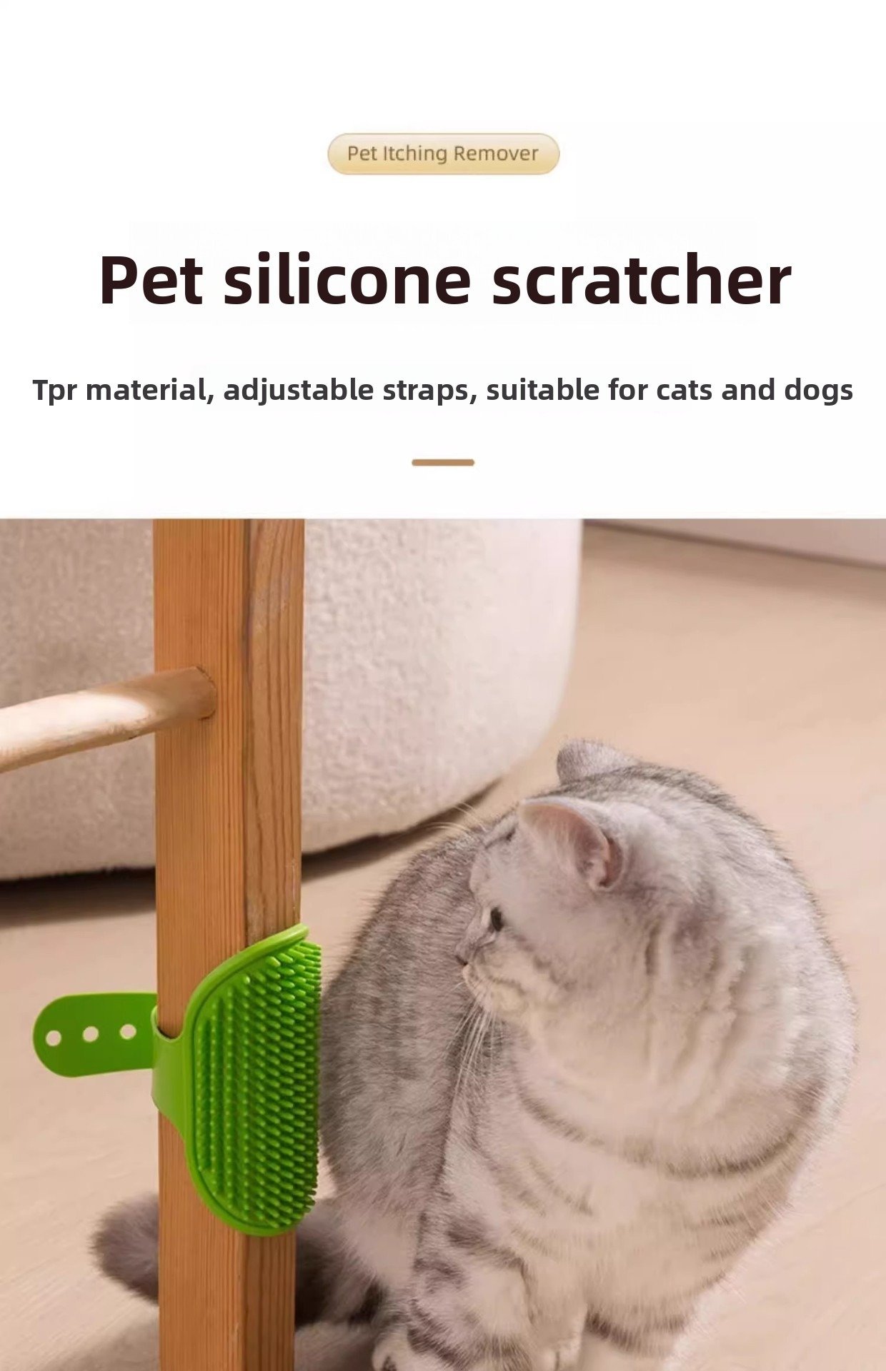 Product Name: Cat Scratcher & Massage Comb, Corner/Wall...