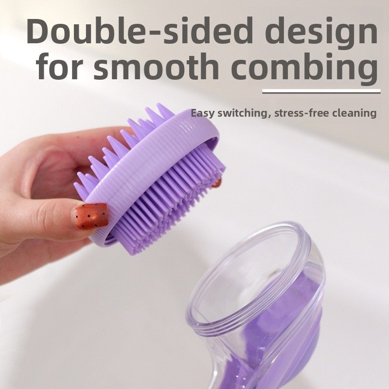 Pet Bath Brush for Dogs and Cats, Cleaning Massage...