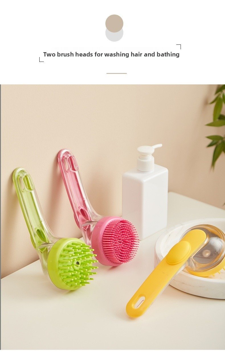 Pet Bath Brush for Dogs and Cats, Cleaning Massage...