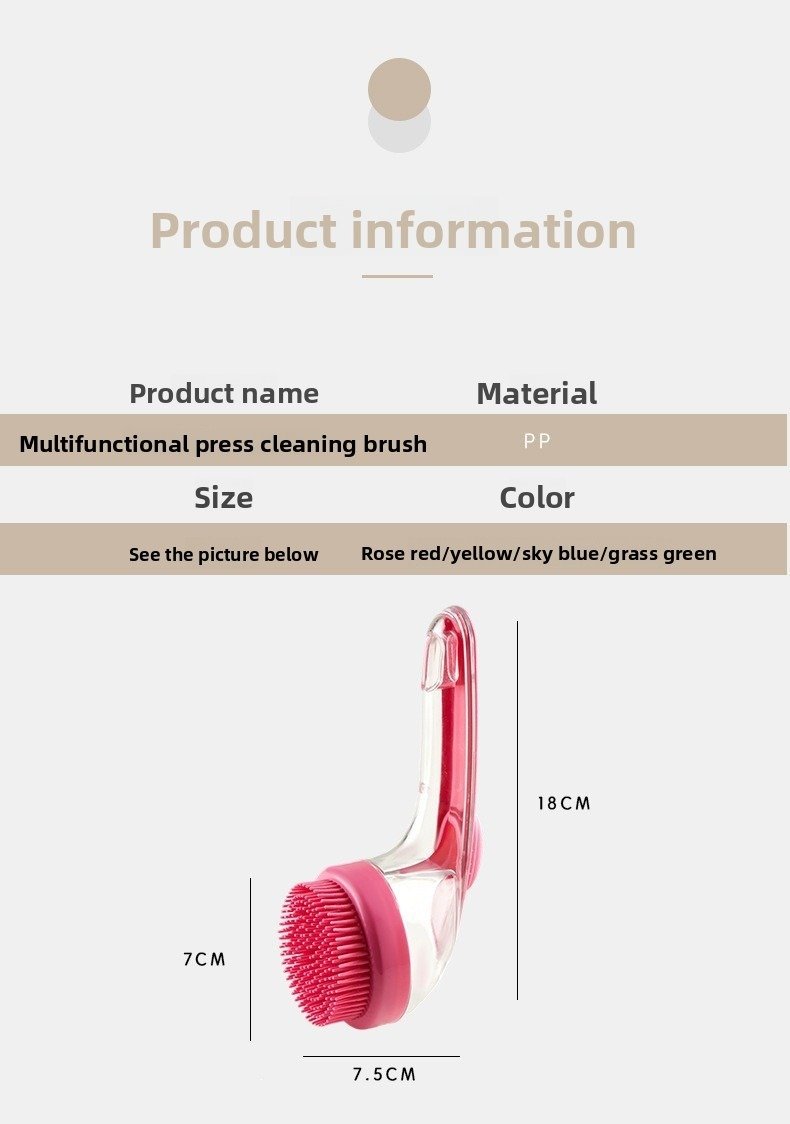 Pet Bath Brush for Dogs and Cats, Cleaning Massage...
