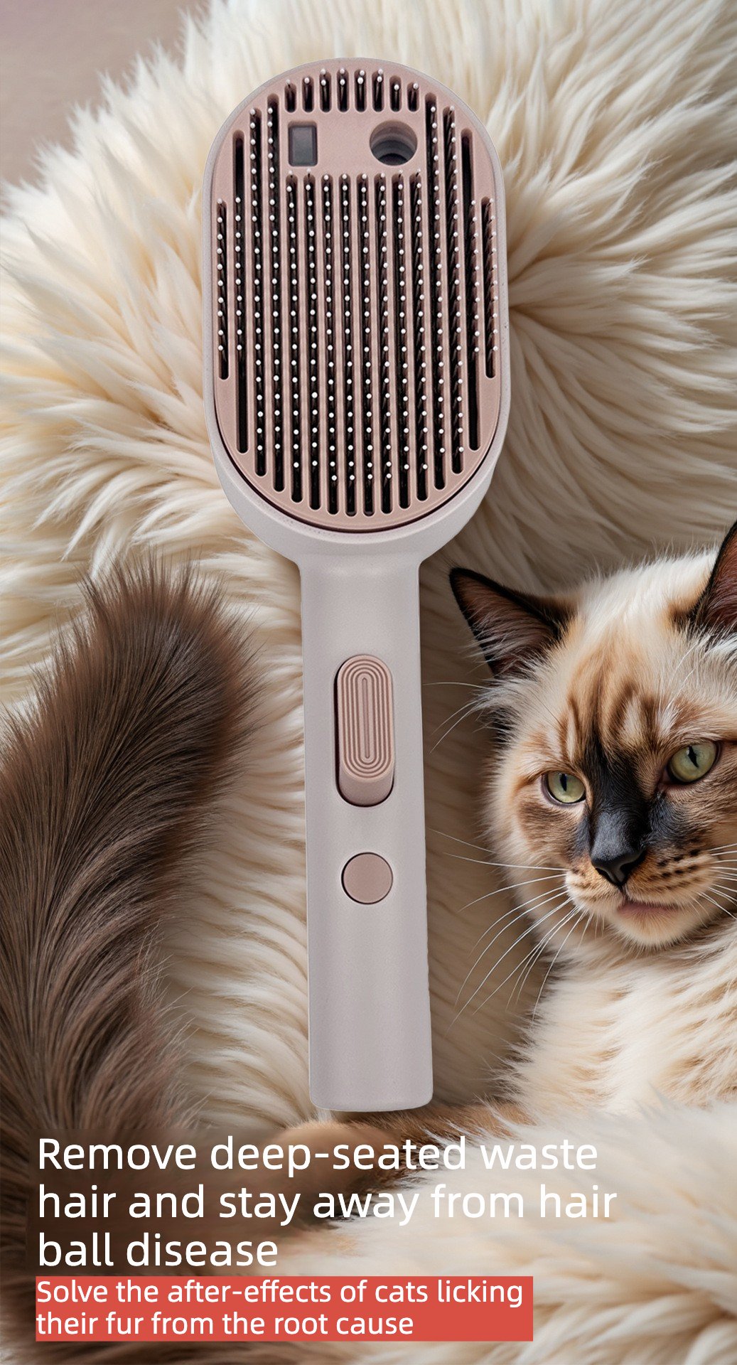 Product Name: Pet Brush for Cats & Dogs, Anti-Shedding...