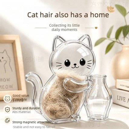 Product Name: Pet Cat Hair & Whisker Fridge Magnet Keepsake