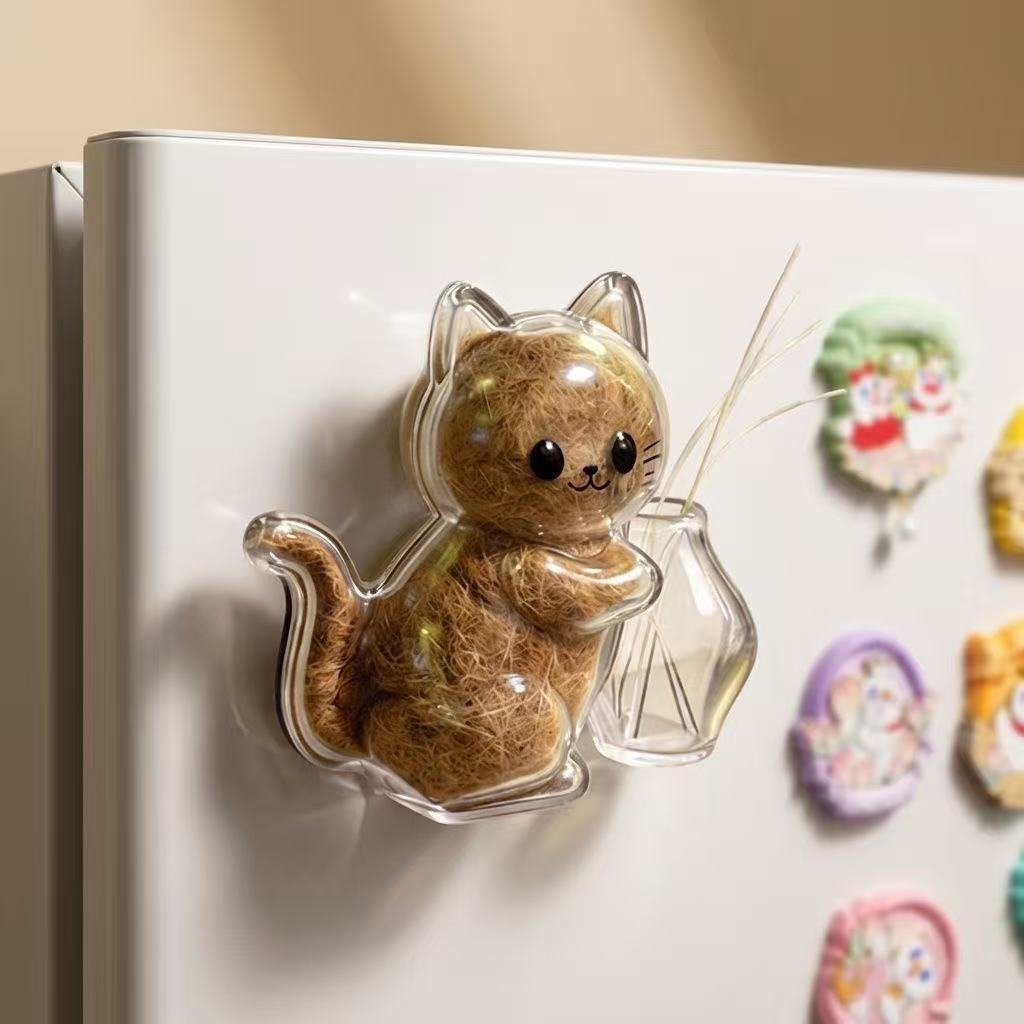 Product Name: Pet Cat Hair & Whisker Fridge Magnet Keepsake