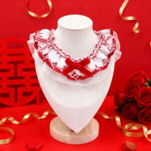 Red Pet Bib Bandana for Wedding Cats & Dogs