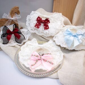 Pet Bib Bandana Lace Bib for Cats and Dogs