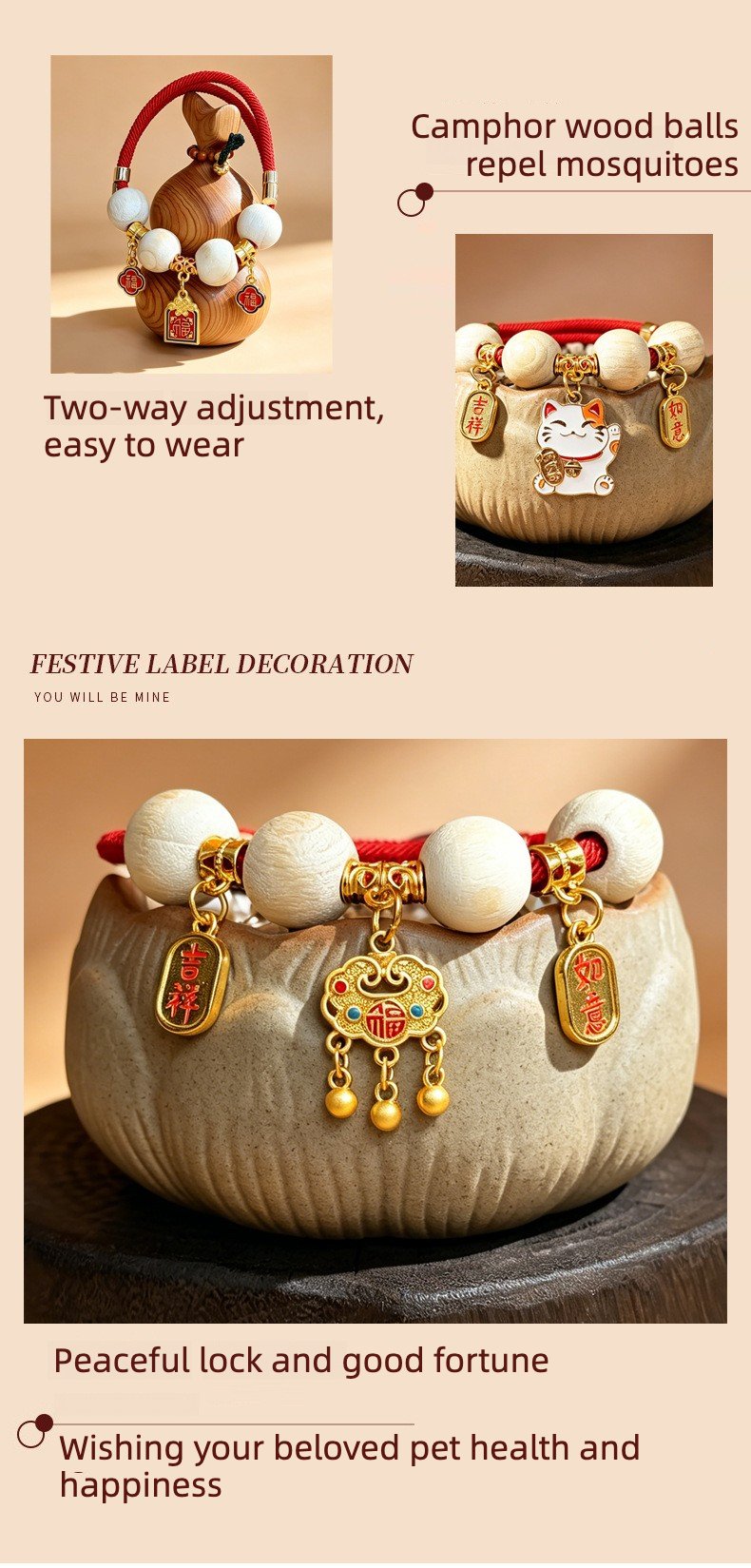 Pet Memorial Necklace: Dog Cat Collar Bell Charm,...