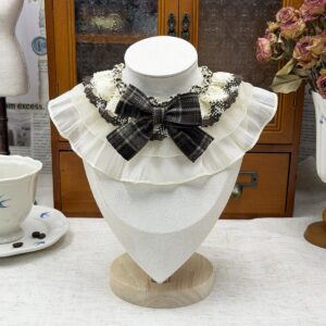 Pet Bib Bandana with Bow, Dog & Cat