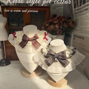 Pet Bib Bandana with Bow, Dog & Cat