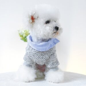 Pet Hoodie for Small Dogs Embroidered Cat Design