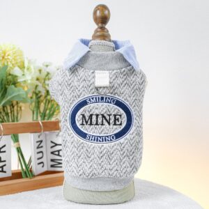 Pet Hoodie for Small Dogs Embroidered Cat Design