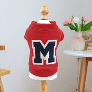 Pet Hoodie for Small Dogs Embroidered Cat Design