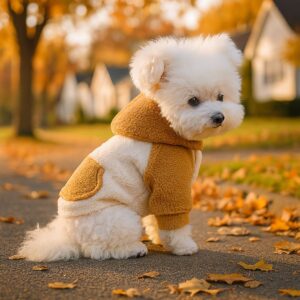 Product Name: Dog Hoodie, Warm Fleece-Lined Fall &...