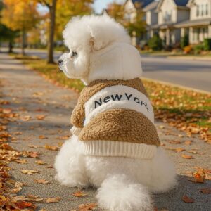 Dog Hoodie, Warm Fleece-Lined Fall &