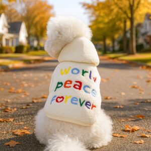 Dog Hoodie, Warm Fleece-Lined Fall &